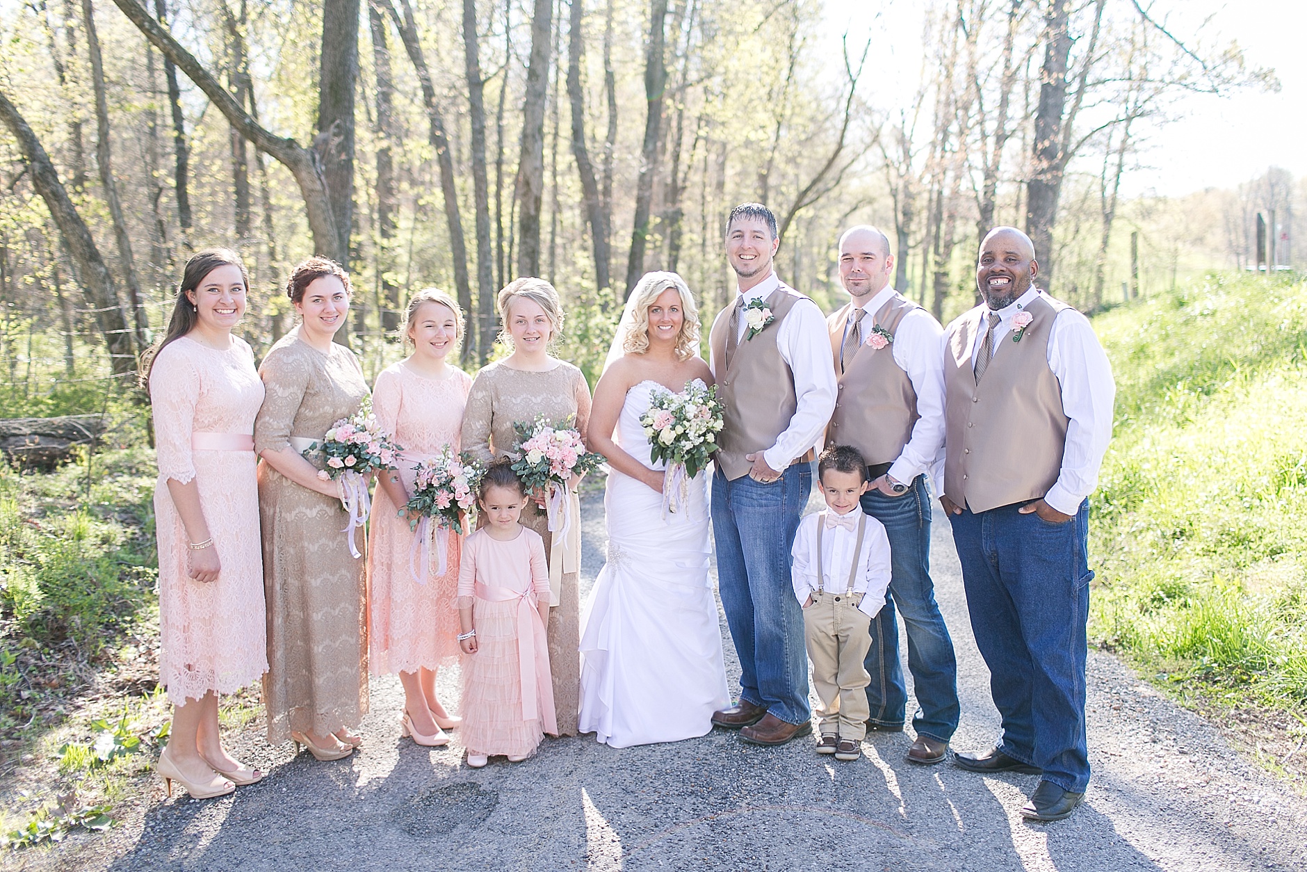 Western Kentucky Spring Farm Wedding by Rachael Houser Photographhy