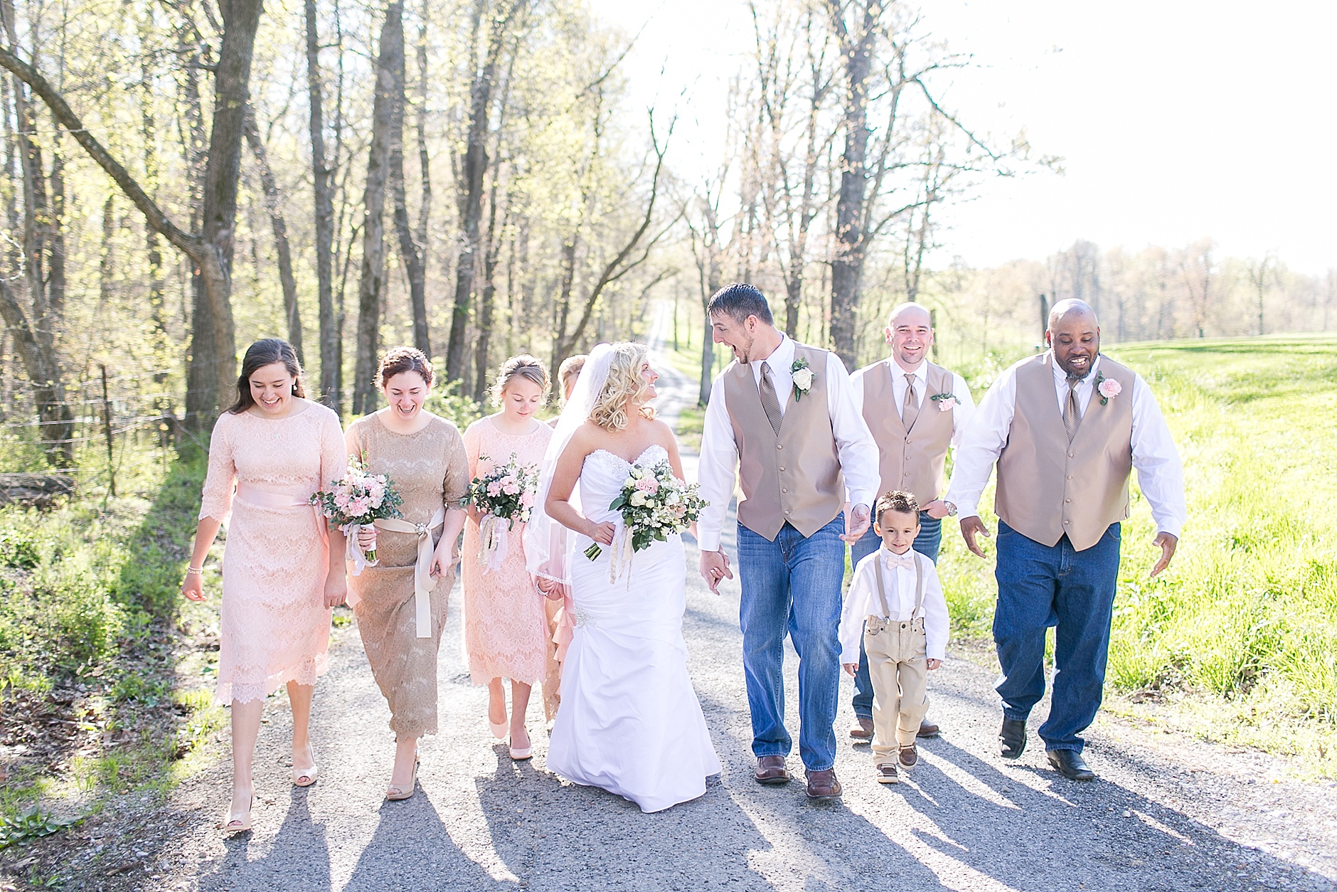 Western Kentucky Spring Farm Wedding by Rachael Houser Photographhy