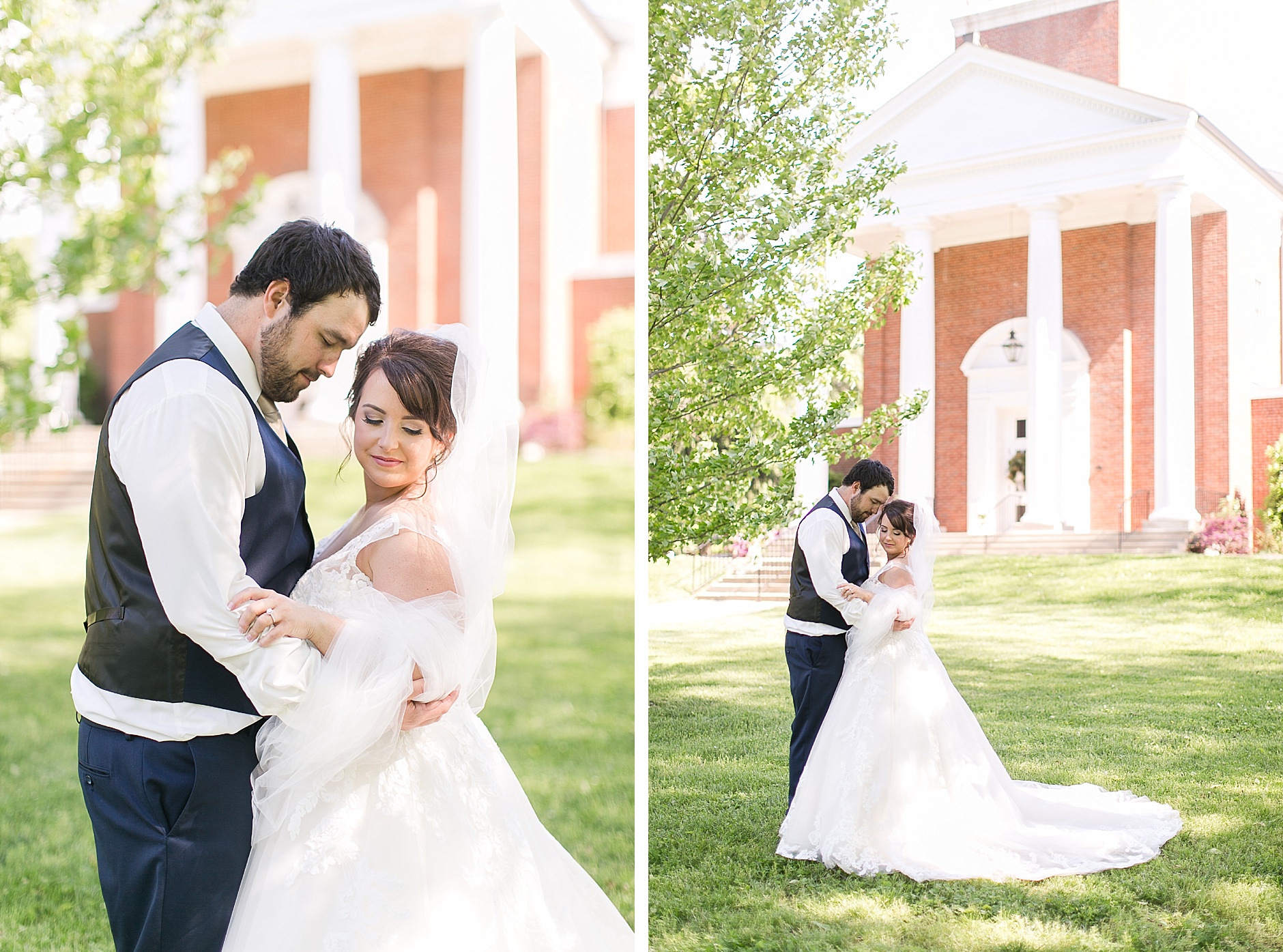 Owensboro, Kentucky Navy and Blush Spring Wedding by Rachael Houser Photography