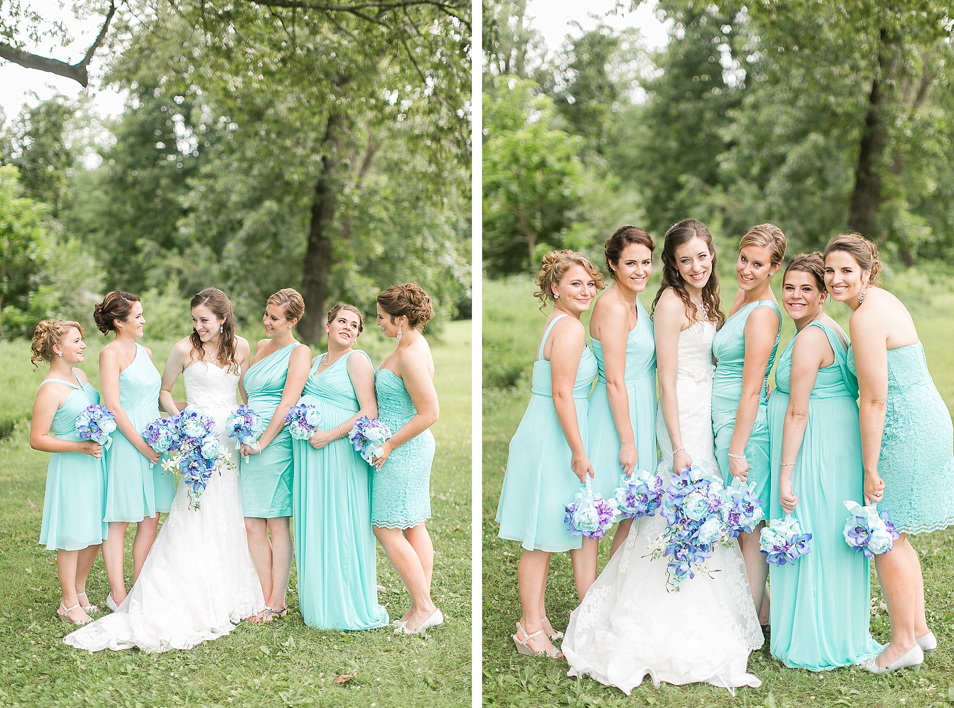 A Purple and Teal Summer Wedding at Kentucky Lake by Rachael Houser Photography