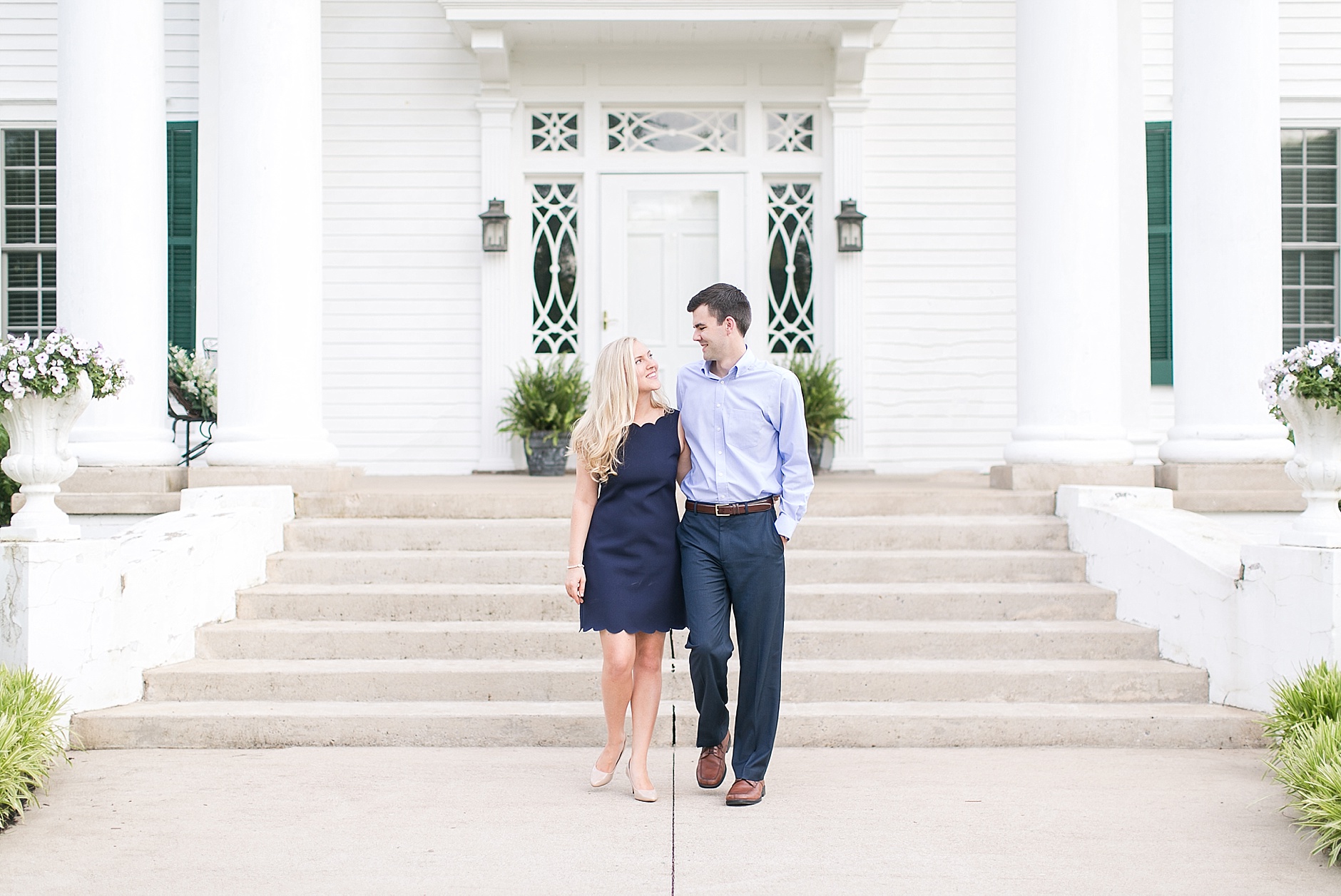 A spring Historic Family Home engagement session by Rachael Houser Photography