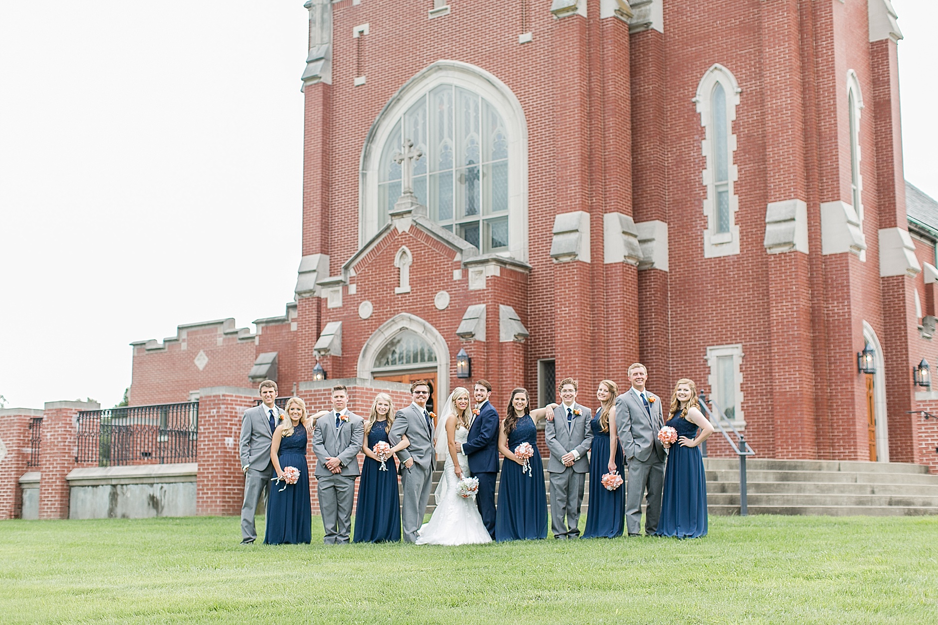 A St. John's Catholic Church Summer Wedding in Paducah, Kentucky by Rachael Houser Photography
