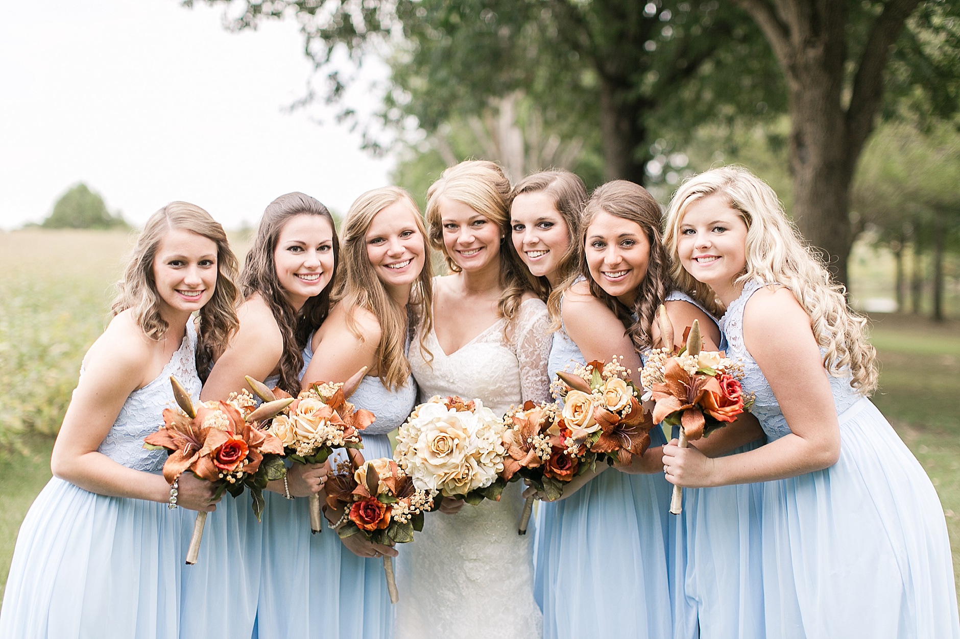 An Early Fall Navy and Blue Wedding in Clinton, Kentucky by Rachael Houser Photography