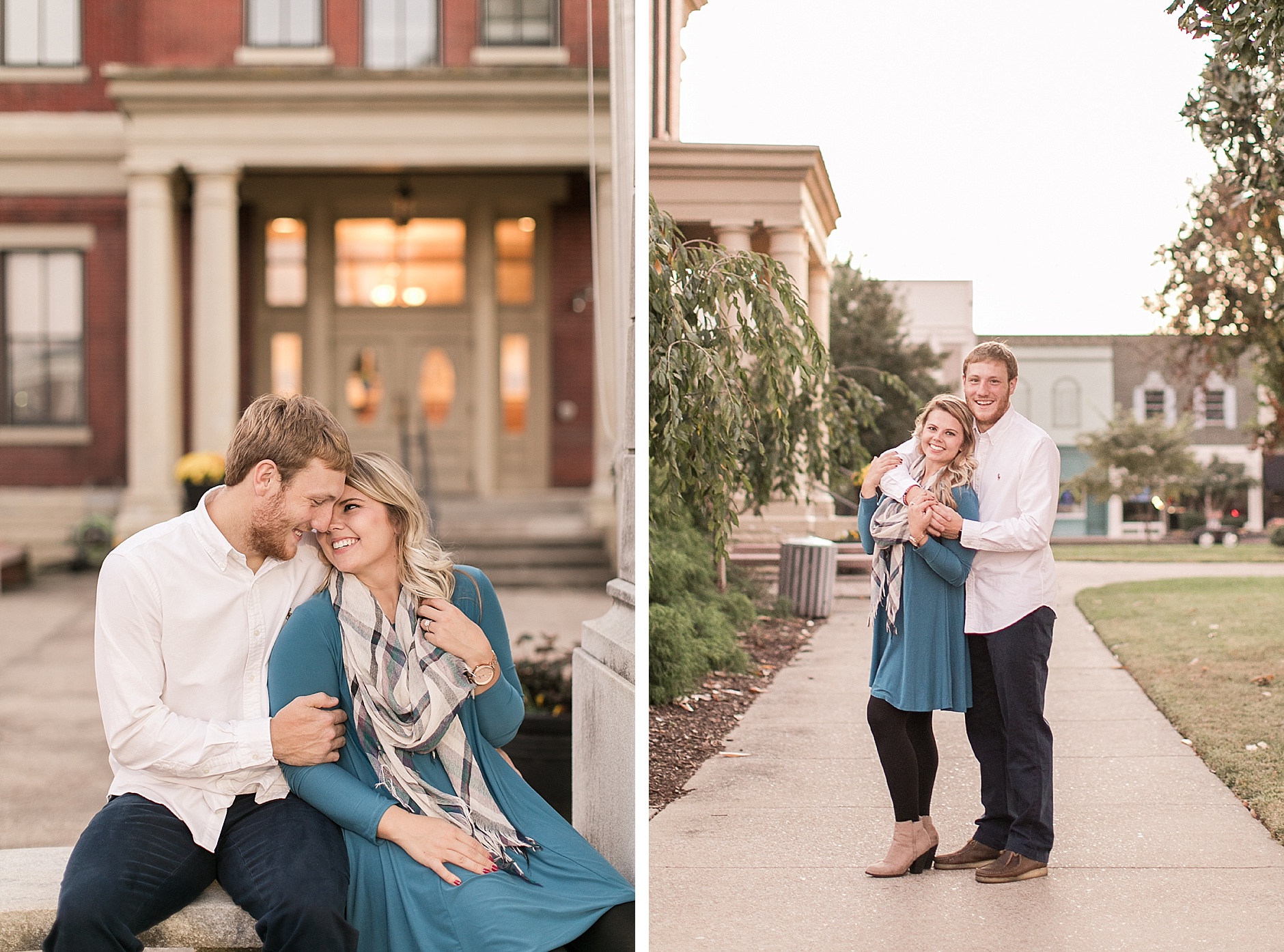 A Family Farm and Downtown Engagement Session in Mayfield Kentucky by Rachael Houser