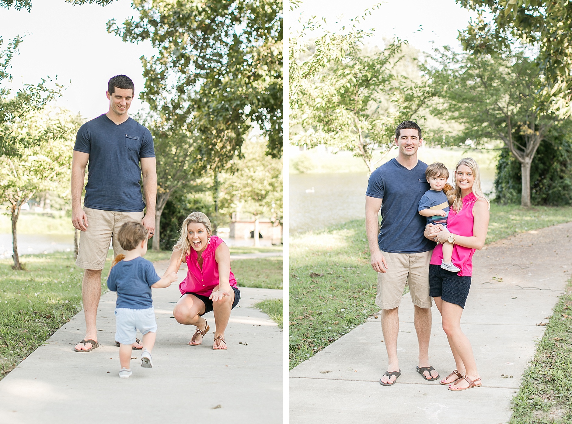 A later summer family portrait session in Noble Park, Paducah Kentucky by Rachael Houser Photography