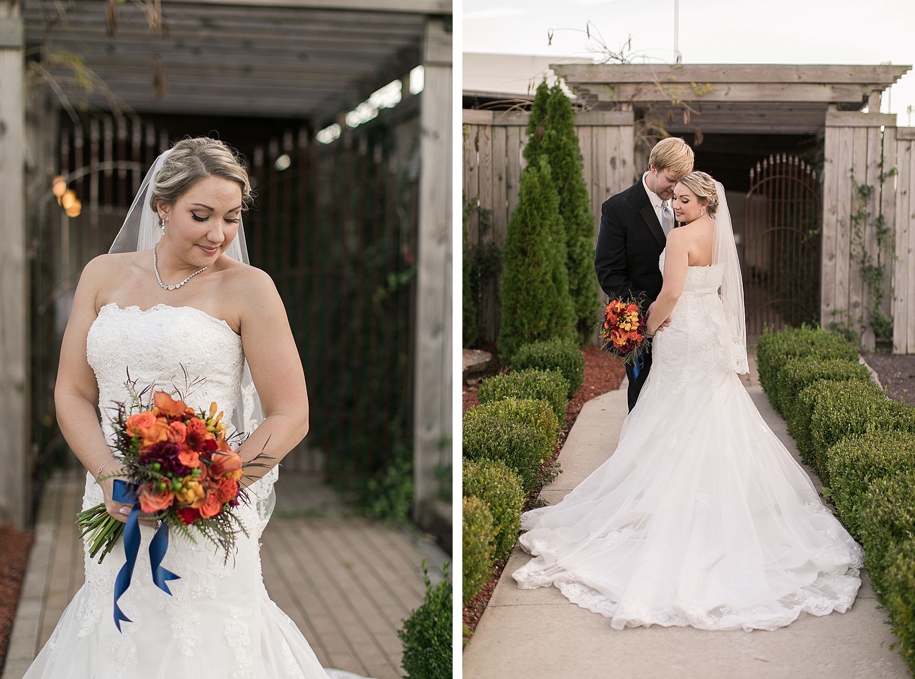 An Outdoor Fall Wedding At The Wedding Garden in Carbondale Illinois by Rachael Houser